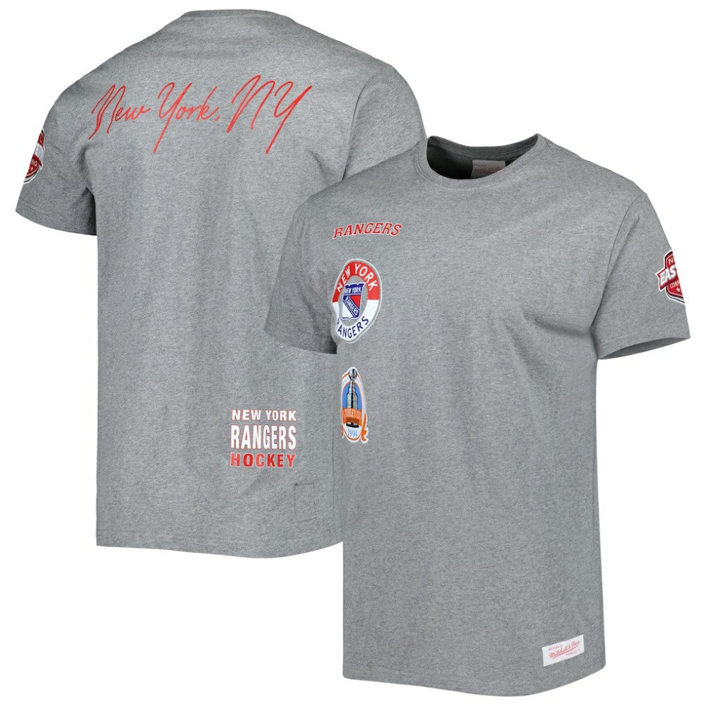 New York Rangers Mitchell & Ness City Collection T-Shirt