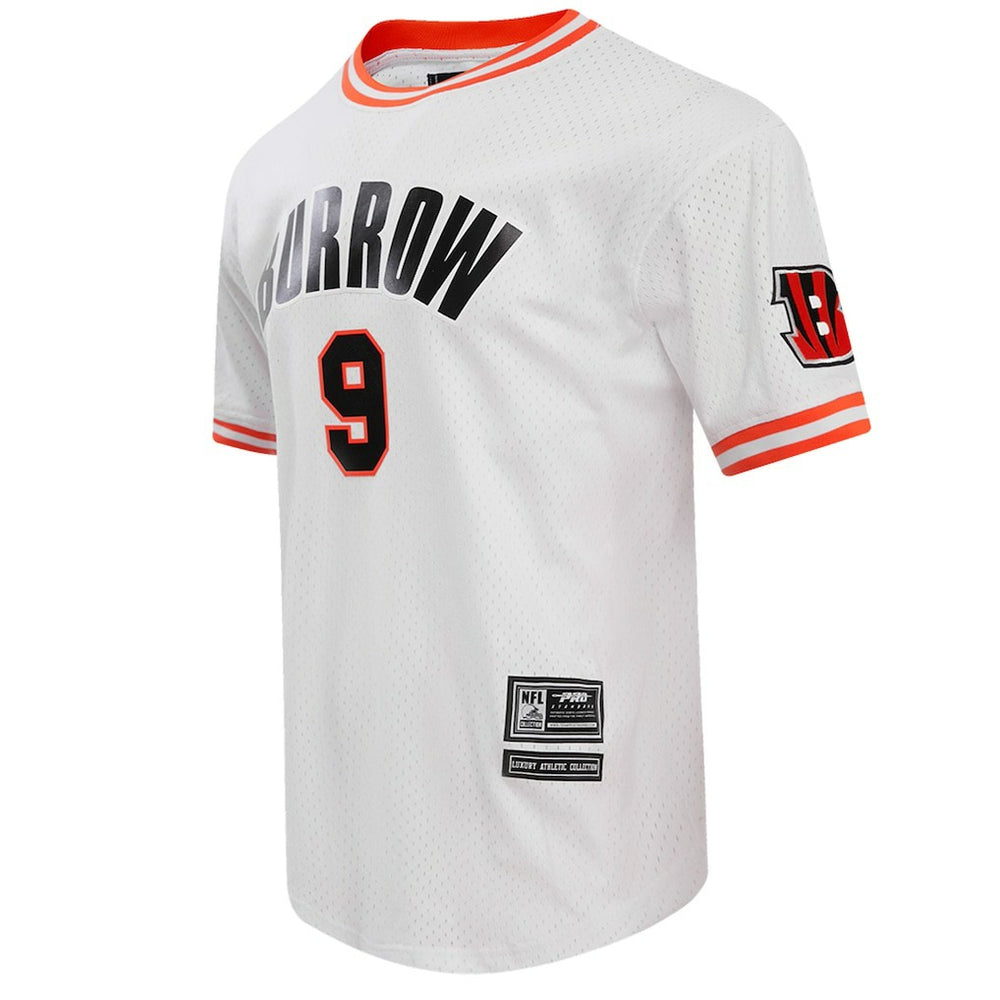 NFL Cincinnati Bengals Joe Burrow  Pro Standard Player Name & Number Mesh T-Shirt