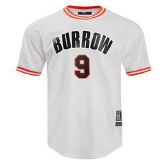 NFL Cincinnati Bengals Joe Burrow  Pro Standard Player Name & Number Mesh T-Shirt