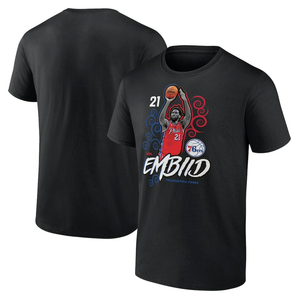 Joel Embiid Philadelphia 76ers Competitor T-Shirt - Black online