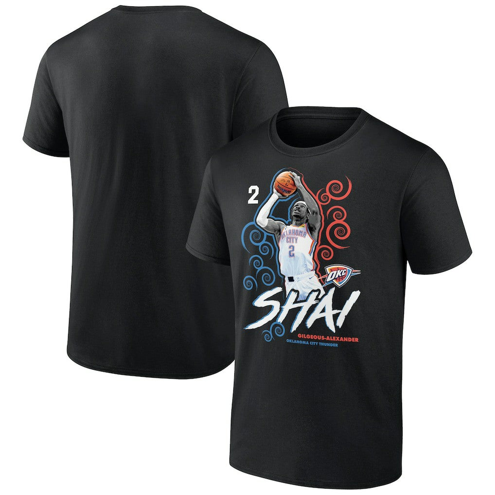 Shai Gilgeous-Alexander Oklahoma City Thunder Competitor T-Shirt - Black shop