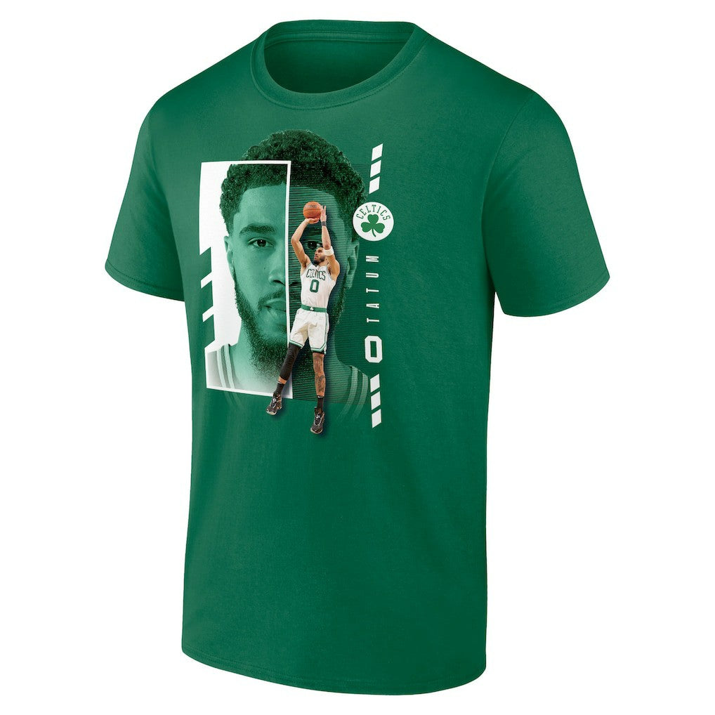 Jayson Tatum Boston Celtics Jump Pass T-Shirt - Green sale