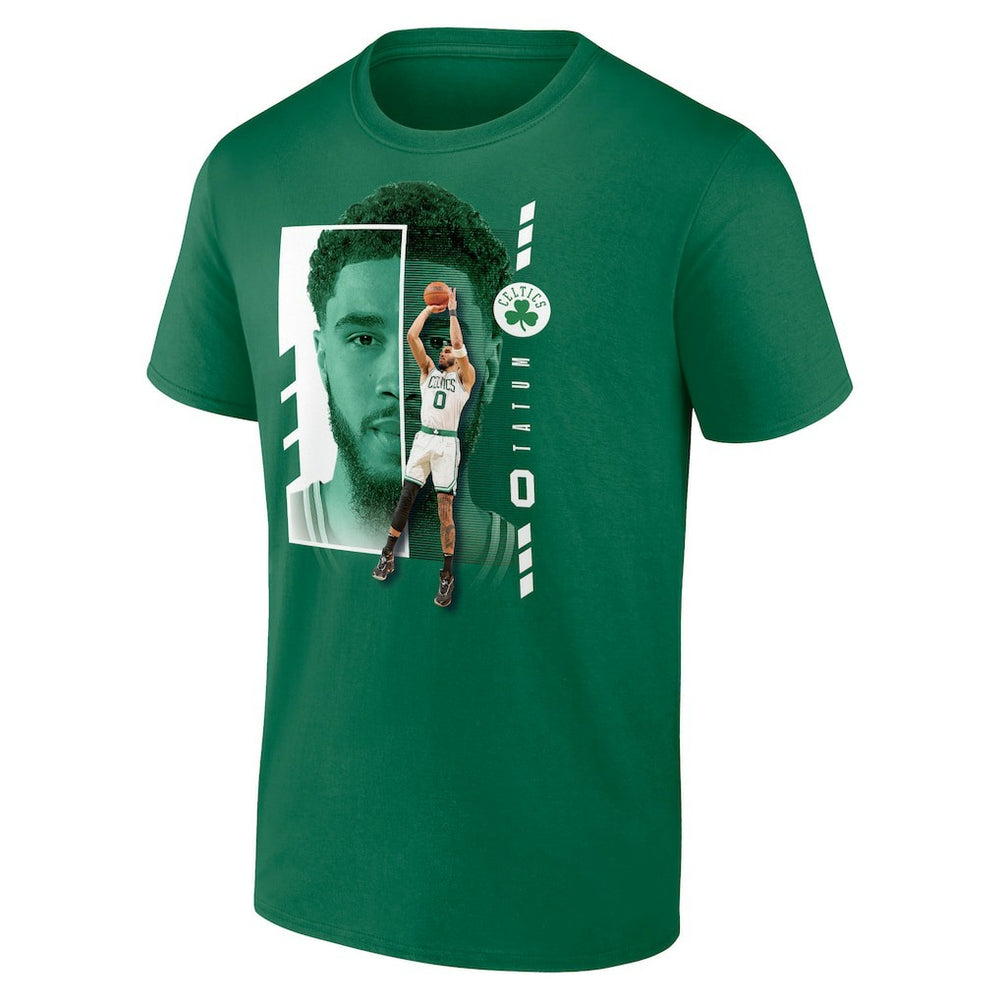 Jayson Tatum Boston Celtics Jump Pass T-Shirt - Green sale