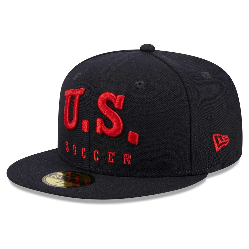 USMNT New Era Text 59FIFTY Fitted Hat / Soccer Hot sale