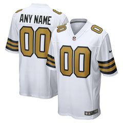 NFL New Orleans Saints Alternate Custom Game Jersey
