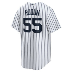 Carlos Rodon New York Yankees Home Official Player Jersey - White/Navy | Nike