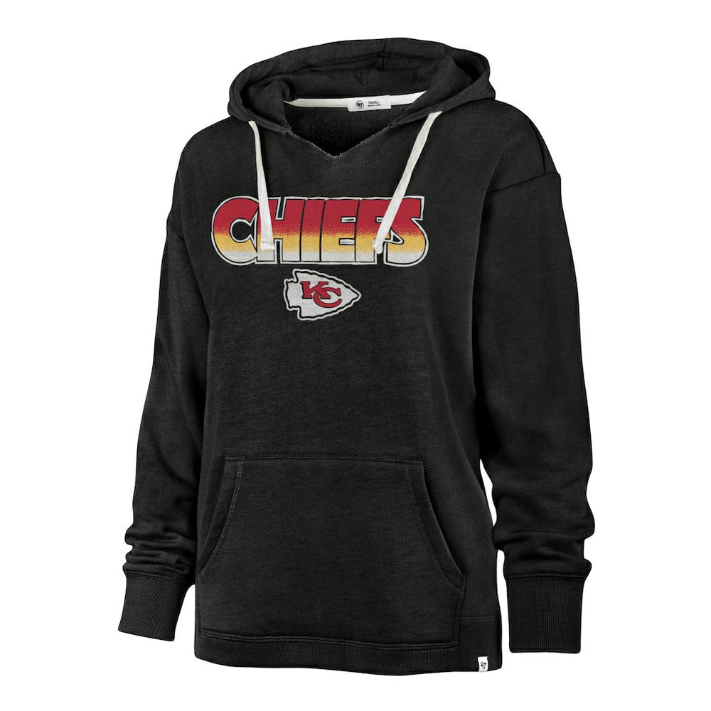 NFL Kansas City Chiefs '47 Women's Color Rise Kennedy Pullover Hoodie