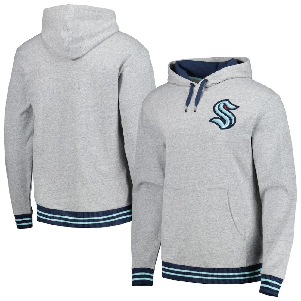 Seattle Kraken Mitchell & Ness Classic French Terry Pullover Hoodie