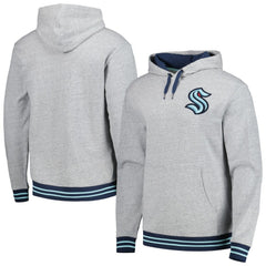 Seattle Kraken Mitchell & Ness Classic French Terry Pullover Hoodie