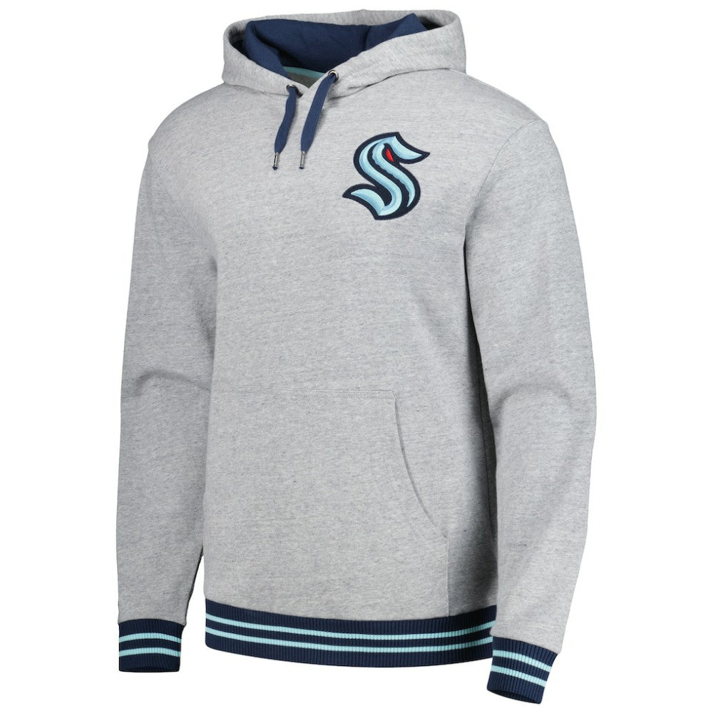 Seattle Kraken Mitchell & Ness Classic French Terry Pullover Hoodie