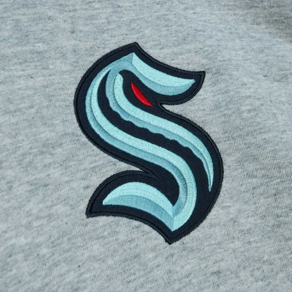 Seattle Kraken Mitchell & Ness Classic French Terry Pullover Hoodie