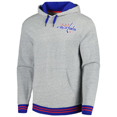 Washington Capitals Mitchell & Ness Classic French Terry Pullover Hoodie