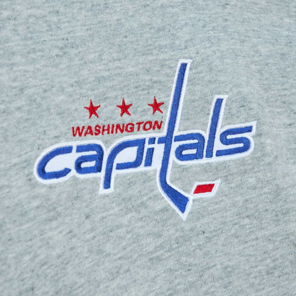 Washington Capitals Mitchell & Ness Classic French Terry Pullover Hoodie