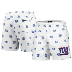 NFL New York Giants Pro Standard Allover Print Mini Logo Shorts