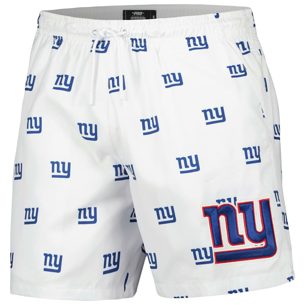 NFL New York Giants Pro Standard Allover Print Mini Logo Shorts