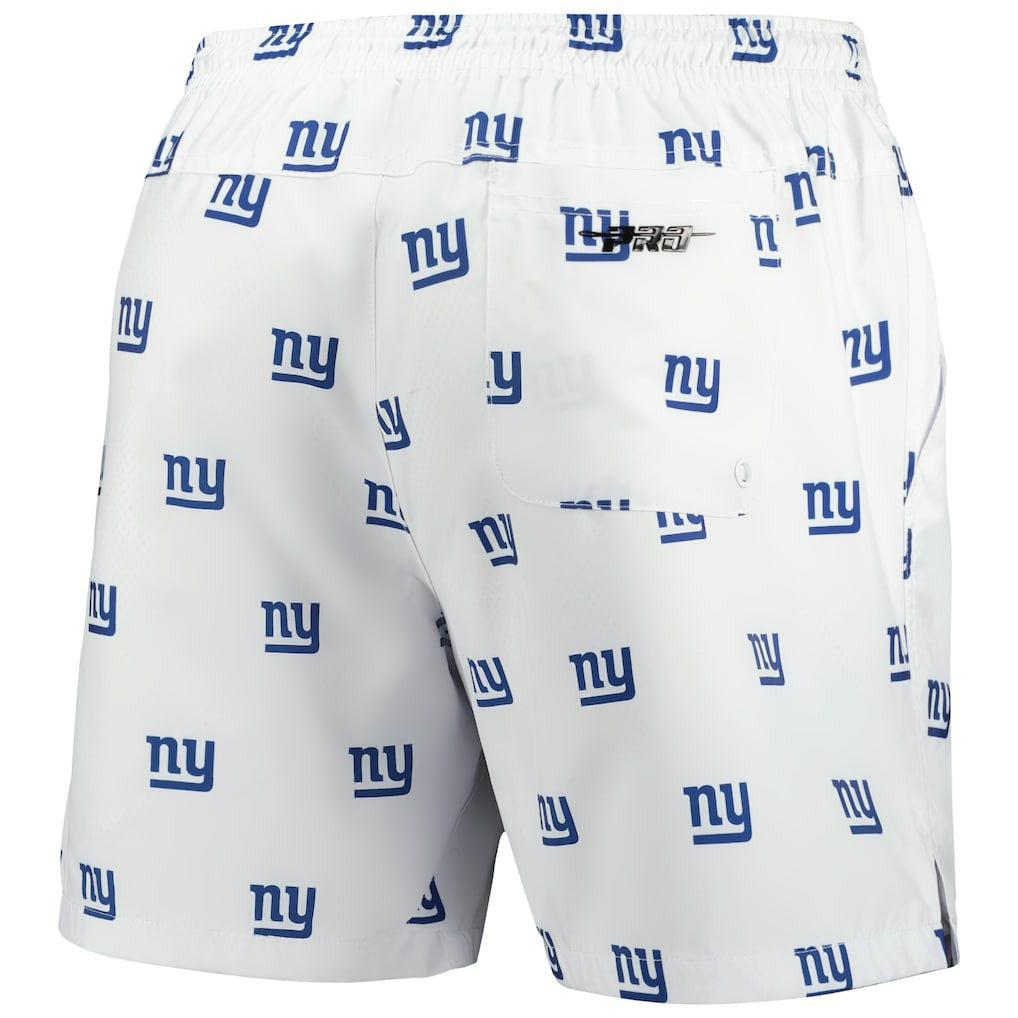 NFL New York Giants Pro Standard Allover Print Mini Logo Shorts