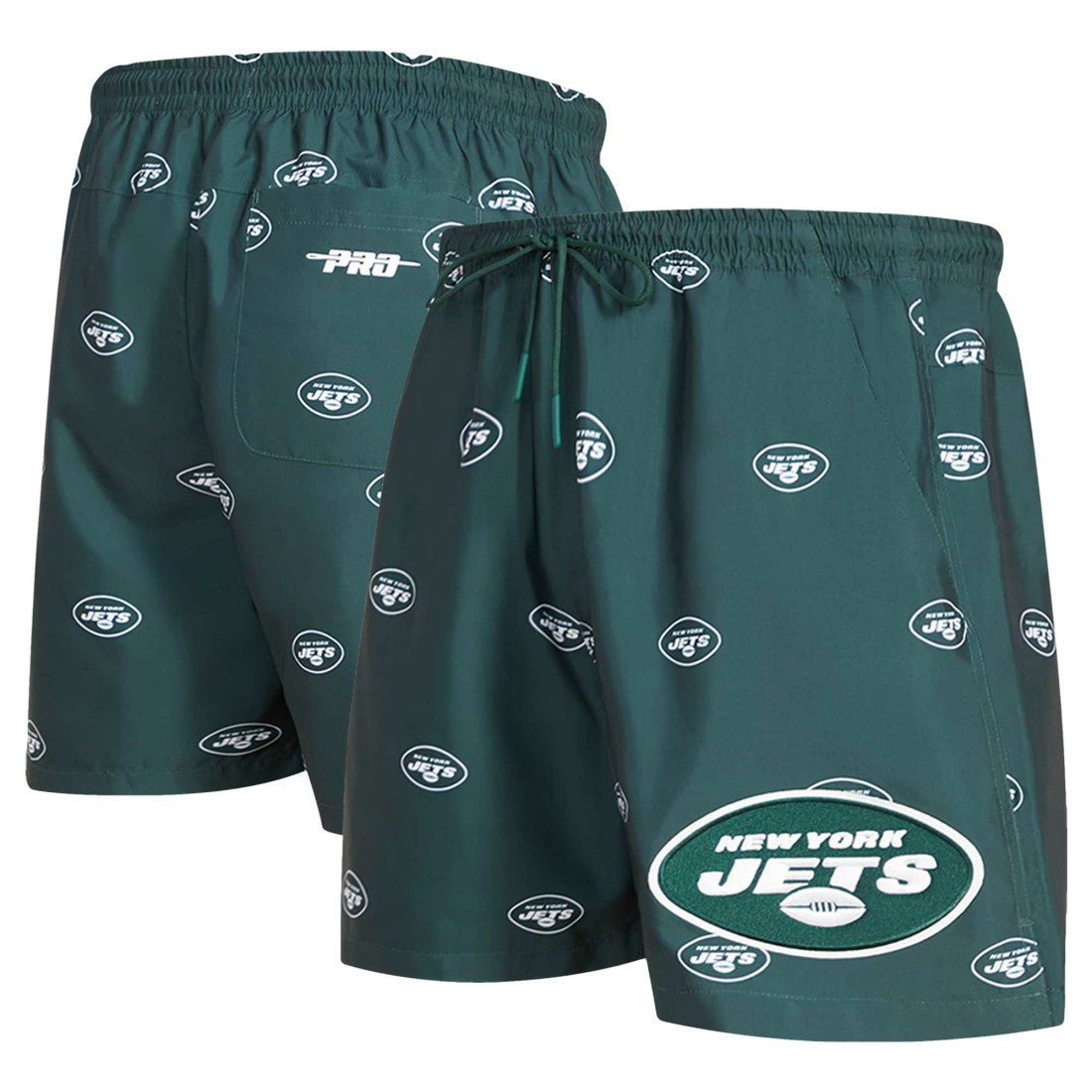 NFL New York Jets Pro Standard Allover Print Mini Logo Shorts