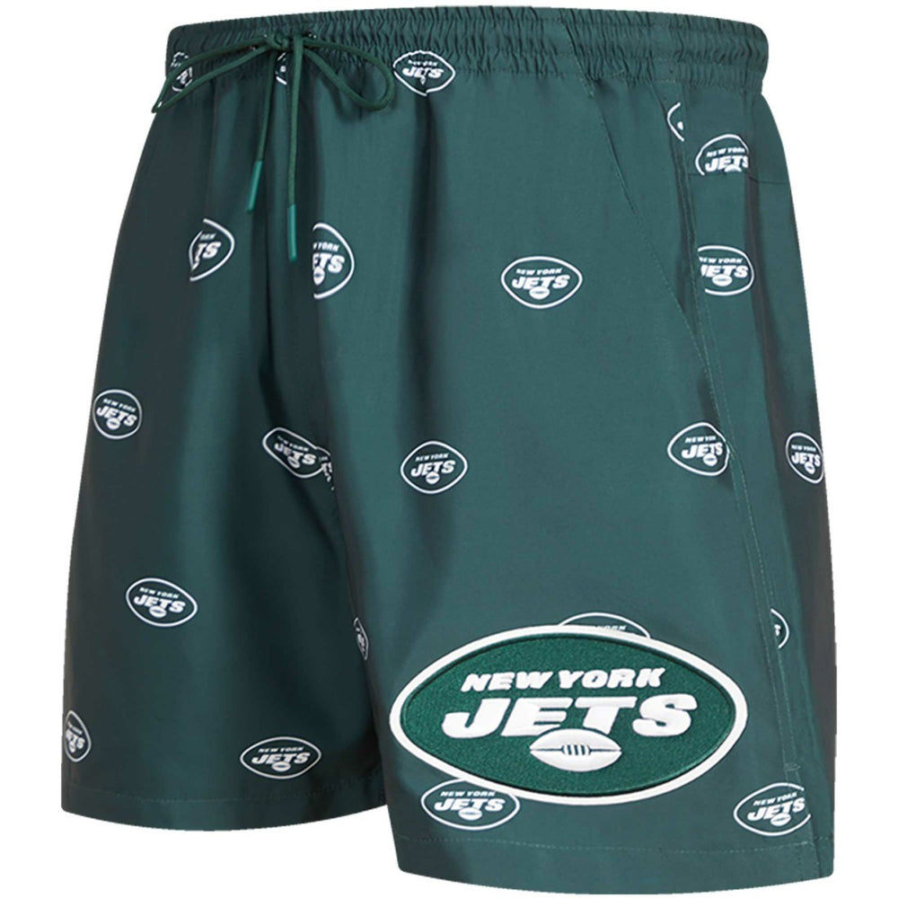NFL New York Jets Pro Standard Allover Print Mini Logo Shorts