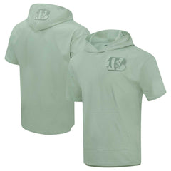 NFL Cincinnati Bengals Pro Standard Neutrals Short Sleeve Pullover Hoodie