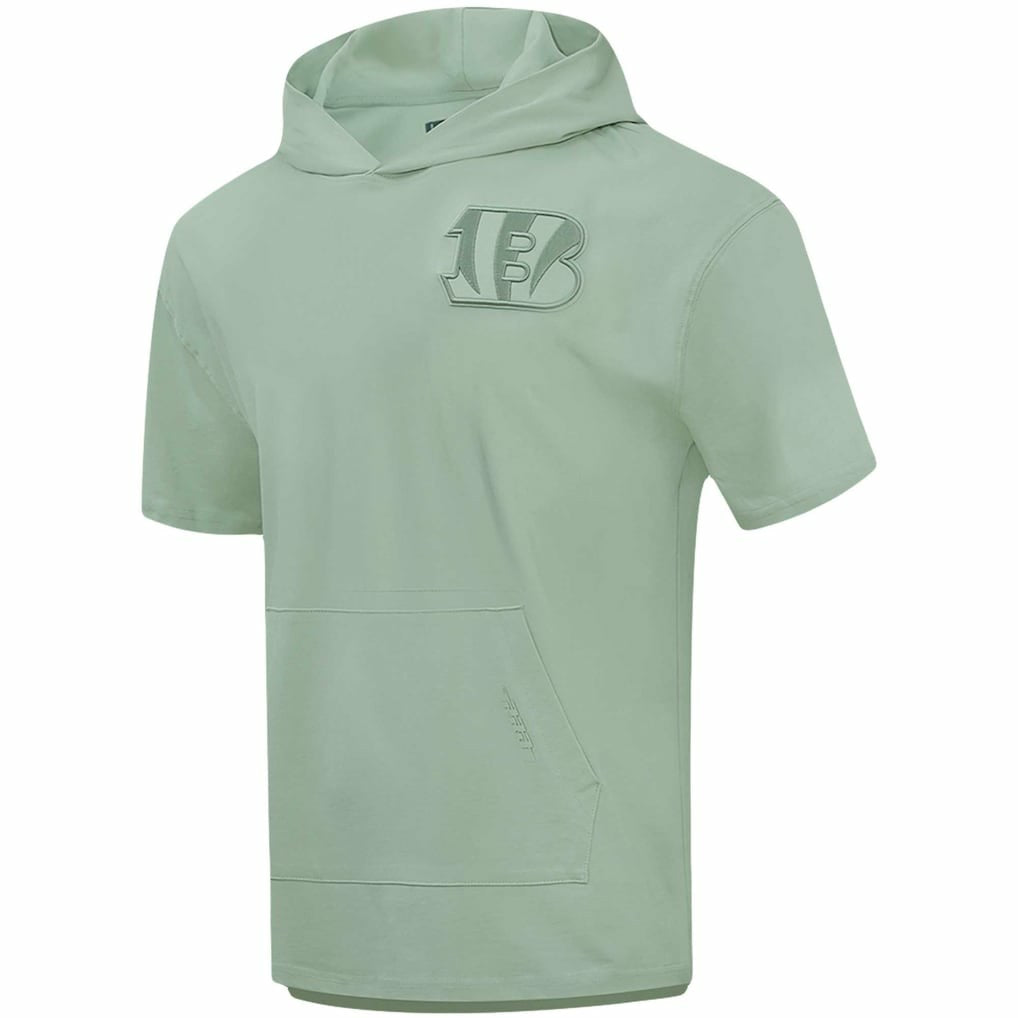 NFL Cincinnati Bengals Pro Standard Neutrals Short Sleeve Pullover Hoodie