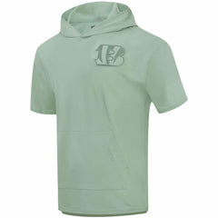 NFL Cincinnati Bengals Pro Standard Neutrals Short Sleeve Pullover Hoodie