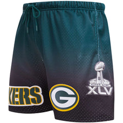 NFL Green Bay Packers Pro Standard Ombre Mesh Shorts