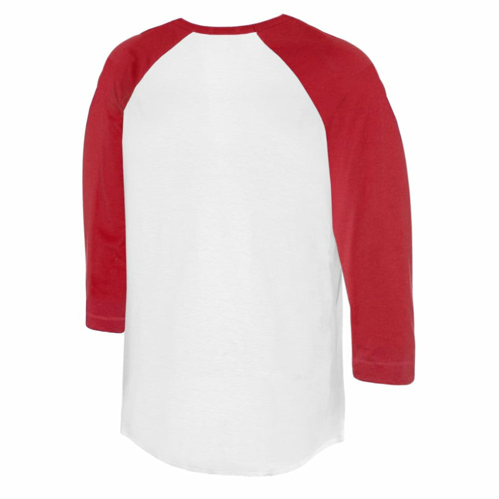 Boston Red Sox Tiny Turnip Women's Kate 3/4-Sleeve Raglan T-Shirt - White/Red