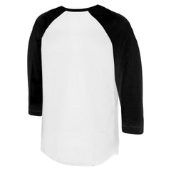Chicago White Sox Tiny Turnip Unisex Stitched Baseball 3/4-Sleeve Raglan T-Shirt - White/Black