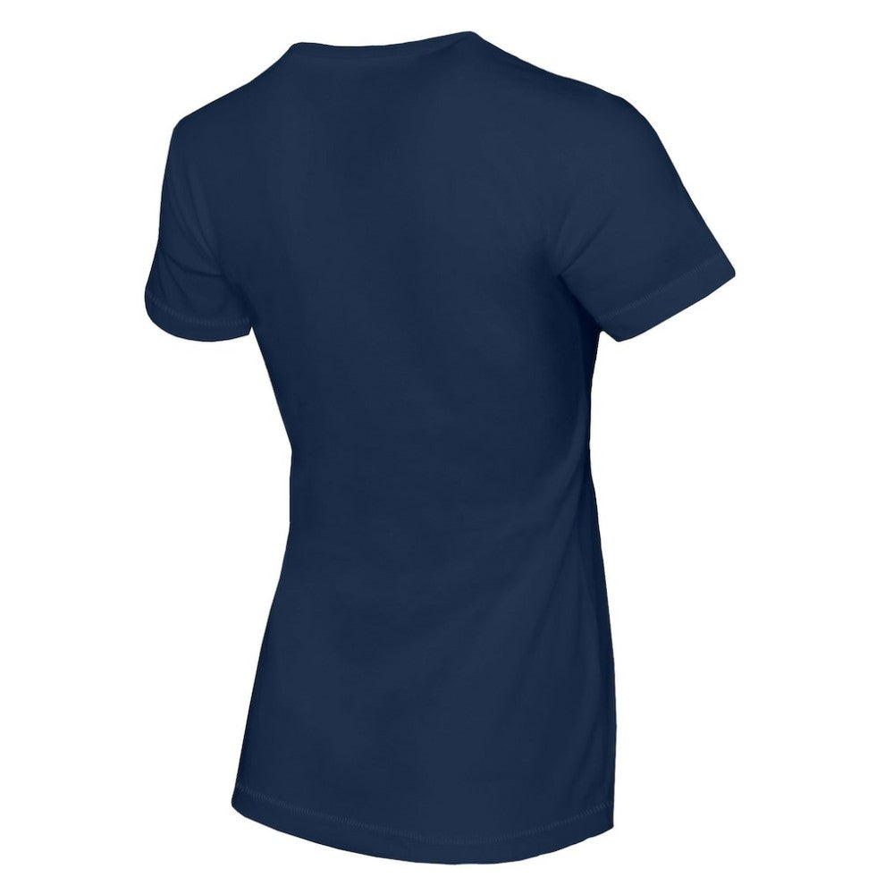 Houston Astros Tiny Turnip Women's Baseball Bow T-Shirt - Navy