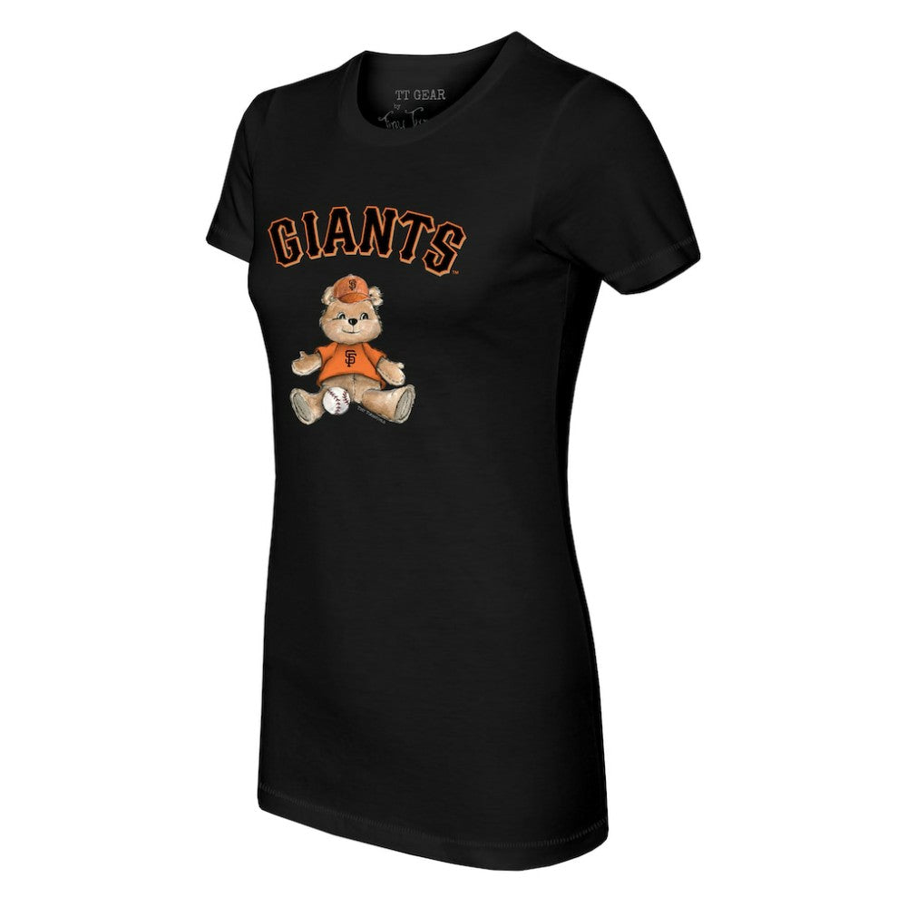 San Francisco Giants Tiny Turnip Women's Teddy Boy T-Shirt - Black