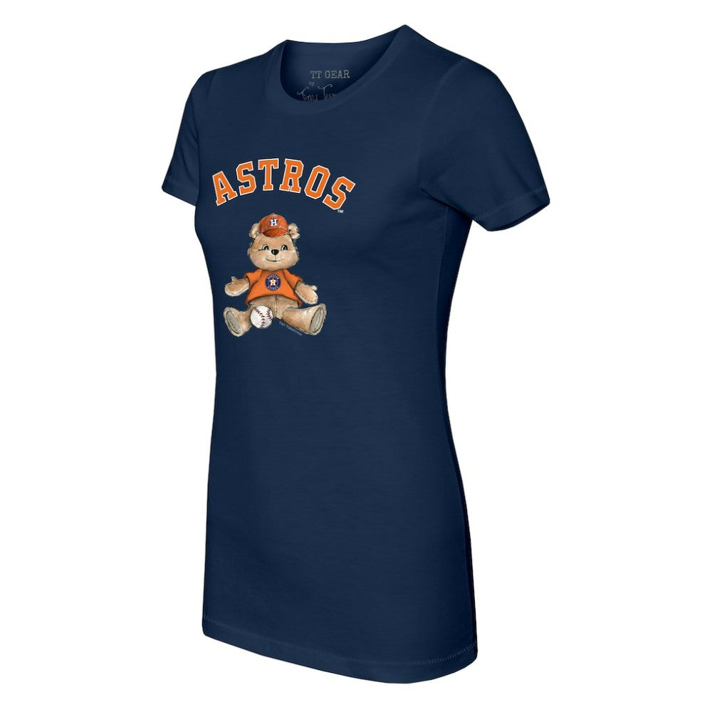 Houston Astros Tiny Turnip Women's Teddy Boy T-Shirt - Navy