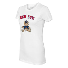 Boston Red Sox Tiny Turnip Women's Teddy Boy T-Shirt - White