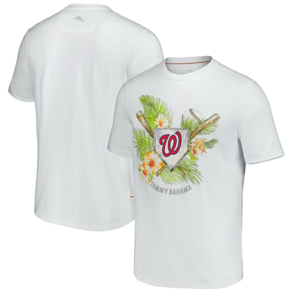 Washington Nationals Tommy Bahama Island League T-Shirt - White