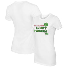 Philadelphia Phillies Tiny Turnip Women's Lucky Charm T-Shirt - White