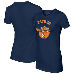 Houston Astros Tiny Turnip Women's Nacho Helmet T-Shirt - Navy