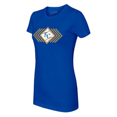 Kansas City Royals Tiny Turnip Women's Prism Arrows T-Shirt - Royal