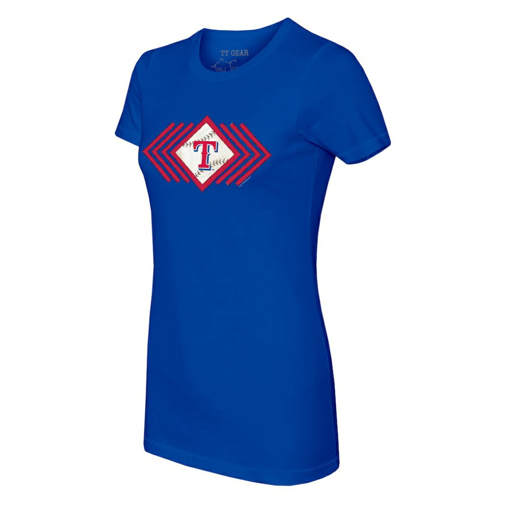 Texas Rangers Tiny Turnip Women's Prism Arrows T-Shirt - Royal