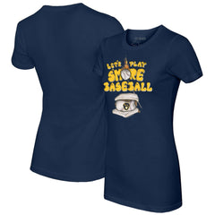Milwaukee Brewers Tiny Turnip Women's Smores T-Shirt - Navy