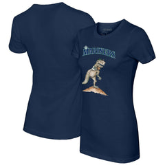 Seattle Mariners Tiny Turnip Women's TT Rex T-Shirt - Navy