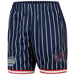 Boston Red Sox Cooperstown Collection 2004 World Series City Collection Mesh Shorts - Navy | Mitchell & Ness