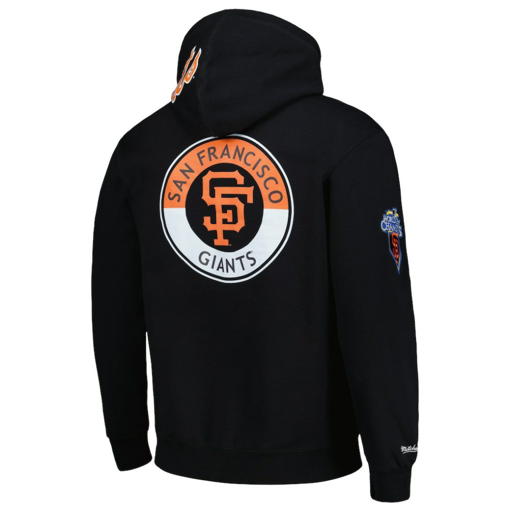 San Francisco Giants City Collection Pullover Hoodie - Black | Mitchell & Ness