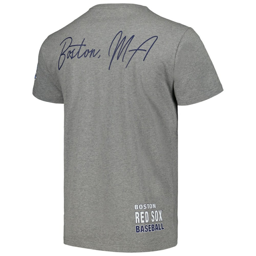 Boston Red Sox Cooperstown Collection City Collection T-Shirt - Heather Gray | Mitchell & Ness