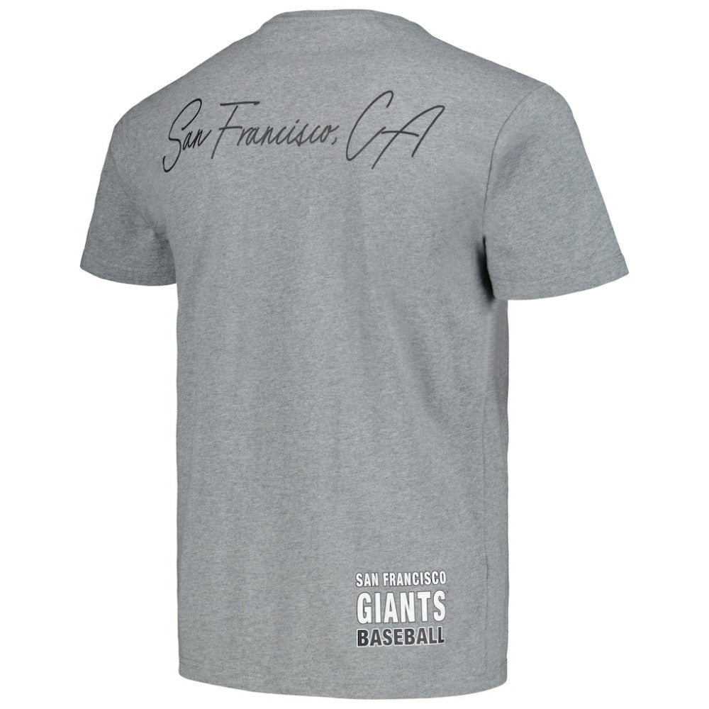 San Francisco Giants Cooperstown Collection City Collection T-Shirt - Heather Gray | Mitchell & Ness