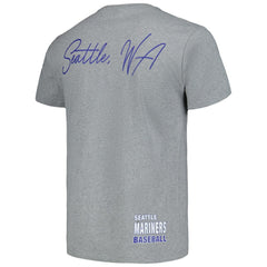Seattle Mariners Cooperstown Collection City Collection T-Shirt - Heather Gray | Mitchell & Ness