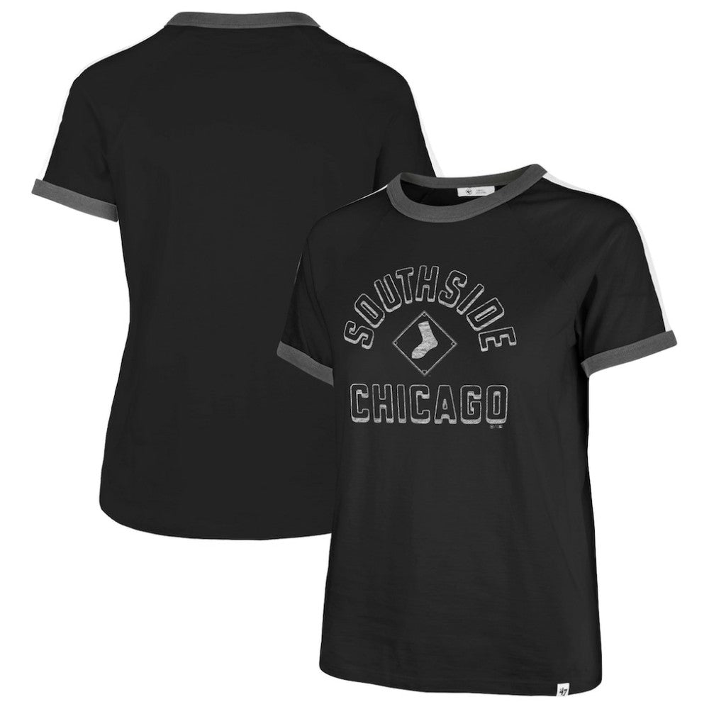 Chicago White Sox Women's City Connect Sweet Heat Peyton T-Shirt - Black | 47 brand
