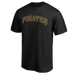 Pittsburgh Pirates Official Wordmark Team T-Shirt - Black