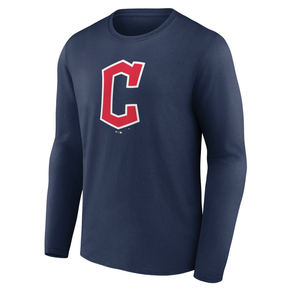 Cleveland Guardians Official Wordmark Long Sleeve T-Shirt - Navy
