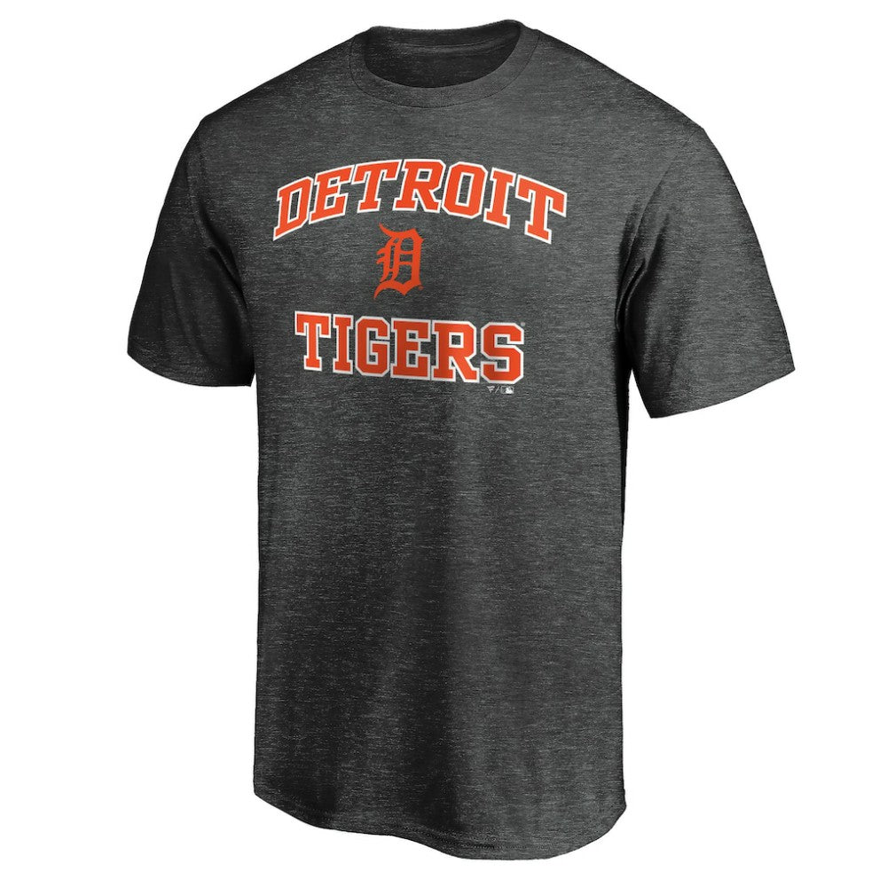 Detroit Tigers Heart & Soul T-Shirt - Charcoal