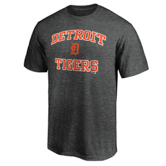 Detroit Tigers Heart & Soul T-Shirt - Charcoal