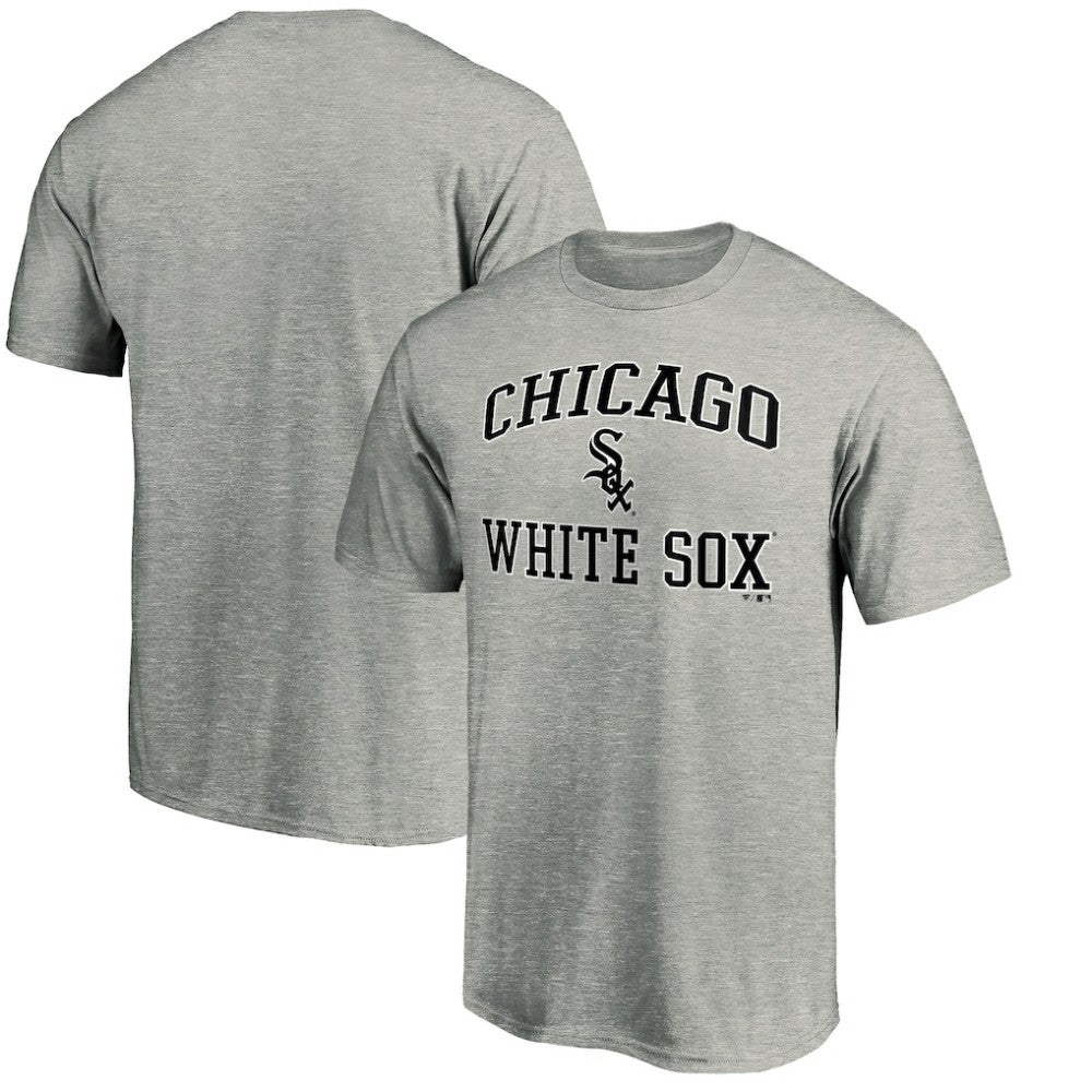 Chicago White Sox Heart & Soul T-Shirt - Heather Gray